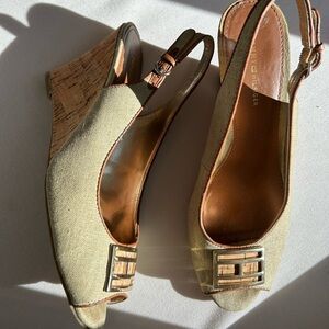 Tommy Hilfiger Slingback Cork Heels